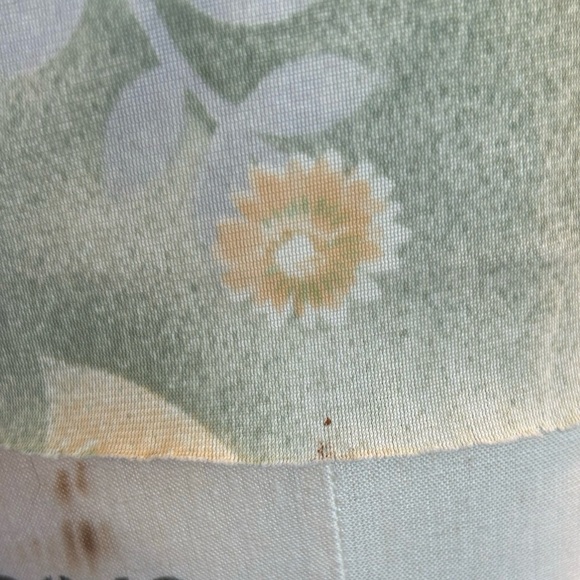 Vintage 'Shirt Accent' Brand Floral Print Pointed Collar Women's Small 1970s - Picture 8 of 8